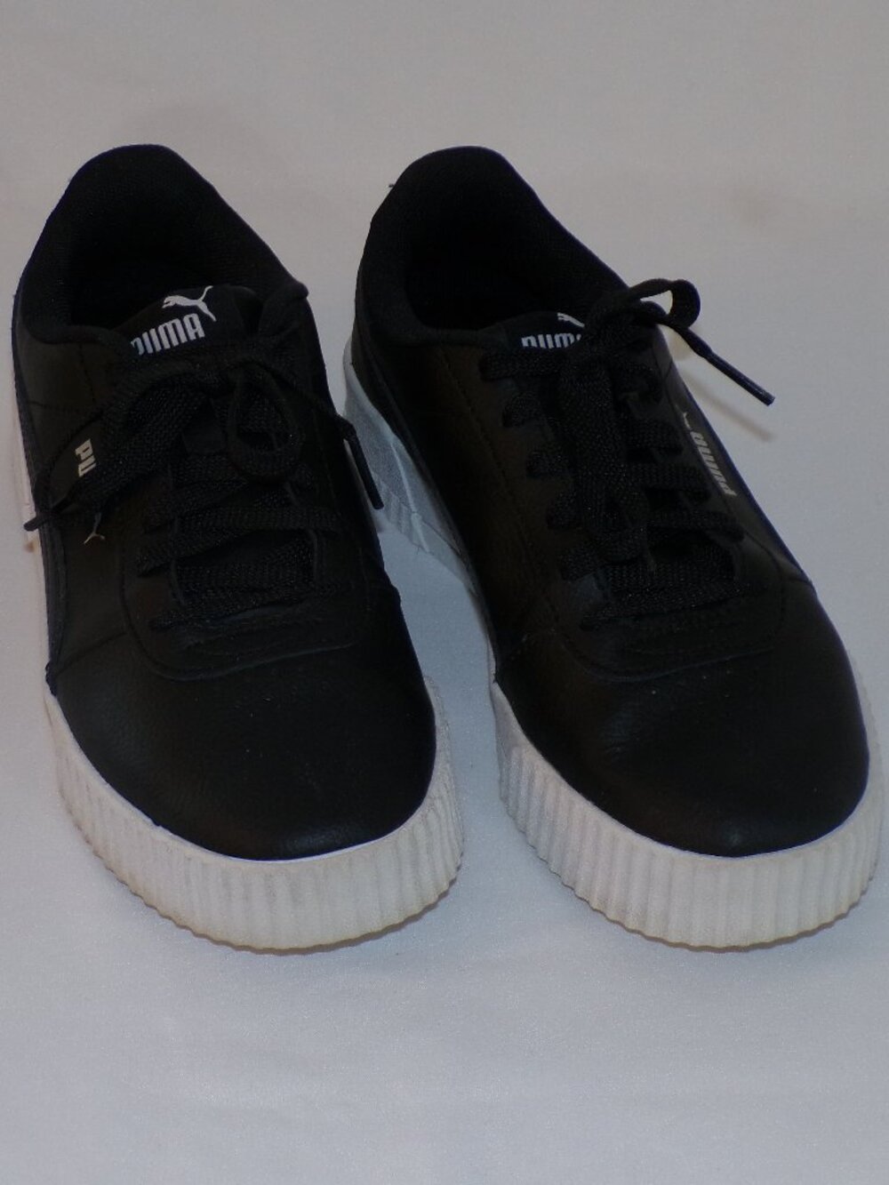 PUMA CARINA LUX SOFTFORM WOMEN'S ATHLETIC ACTIVE CASUAL BLACK SNEAKERS